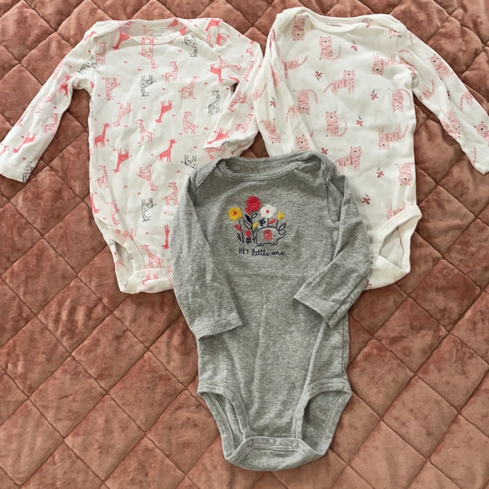 Baby girl bodysuit bundle